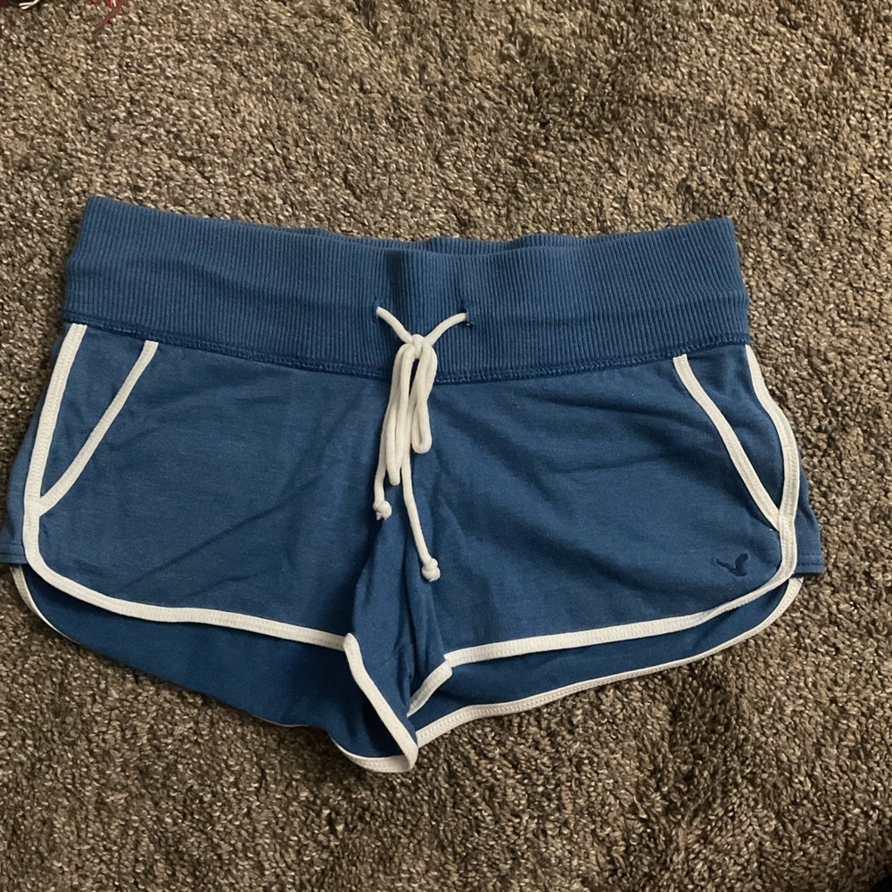 Vintage Y2K American Eagle Blue Booty Shorts S